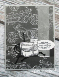 Motorcycle fans will love this card!