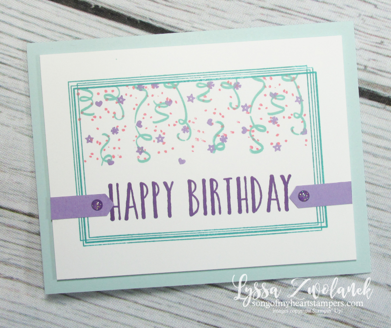 Brthday backgrounds stampin up cardmaking DIY rubber stamps swirly frames masking technique