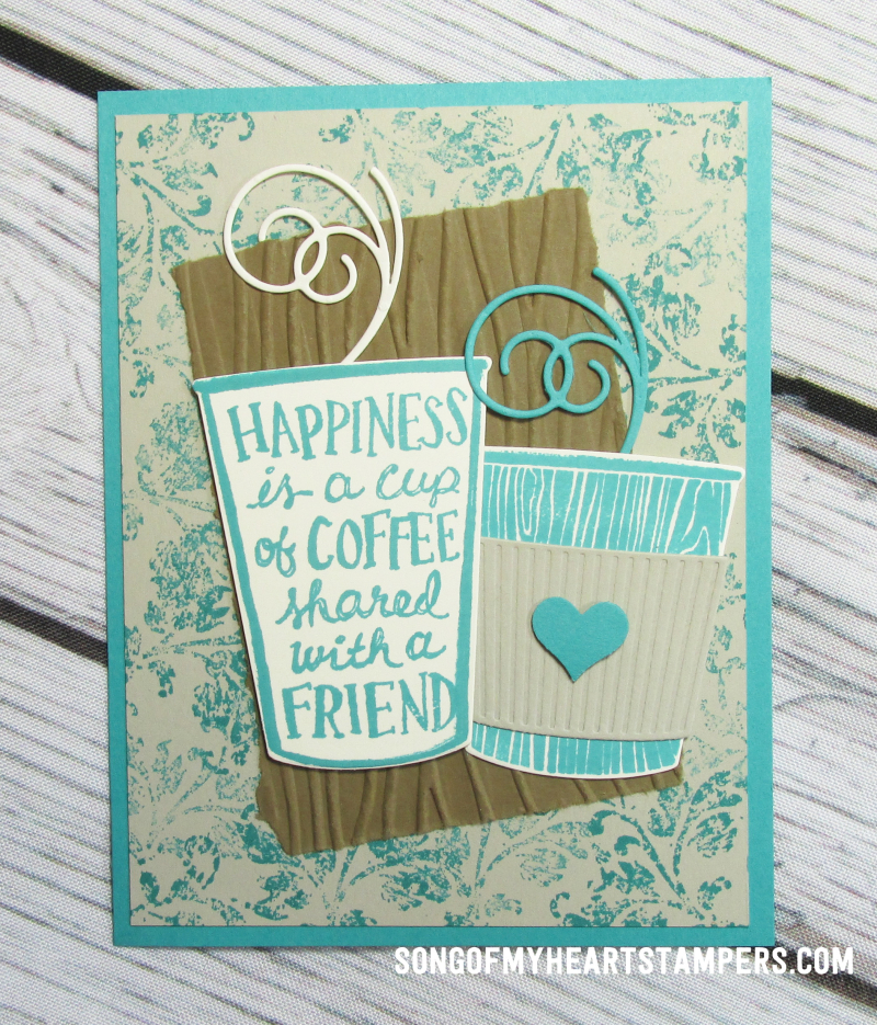 OnStage stampin up rubber stamps vintage coffee lovers