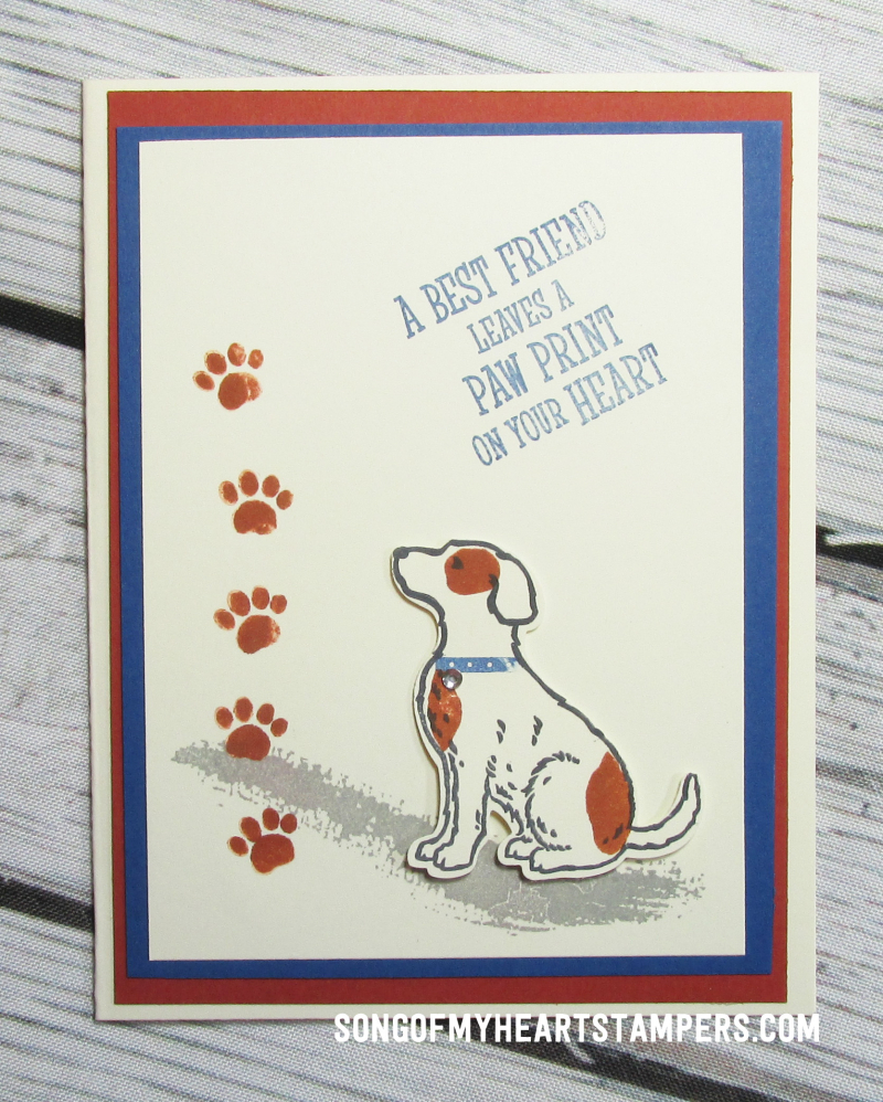 Onstage spring mini catalog stampin up happy tails dog punch rubber stamps