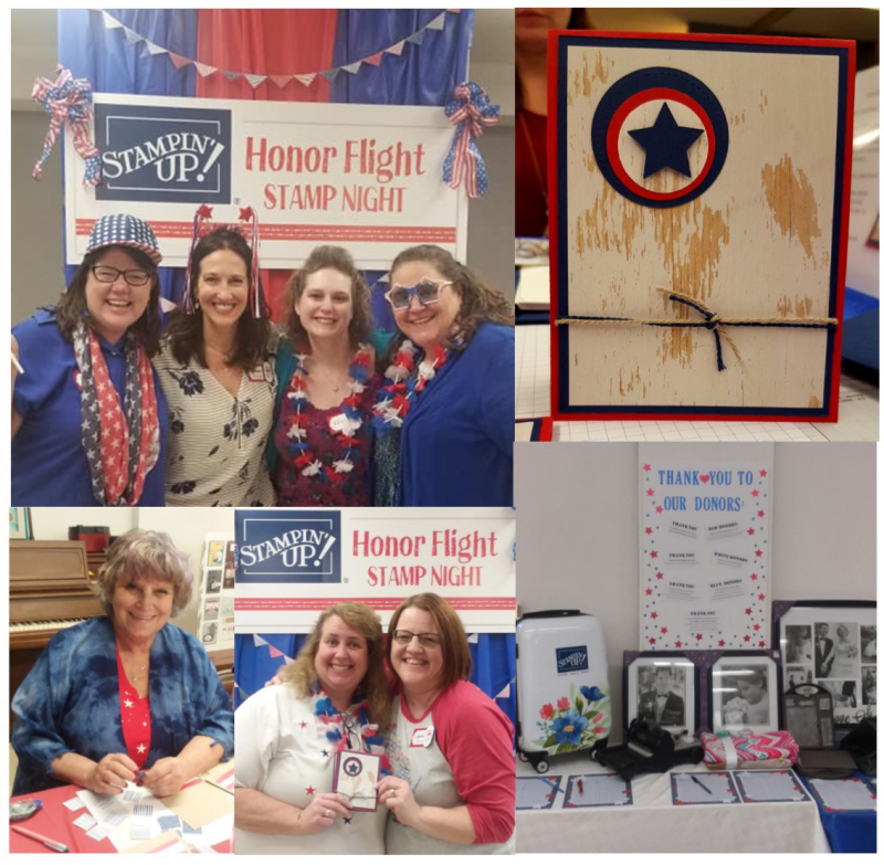 Honor Flight collage 3 stampin up