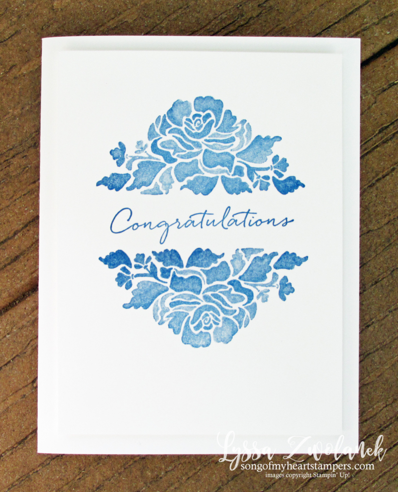 Floral phrases stampin up cardmaking supplies clearance rubber stamps Lyssa