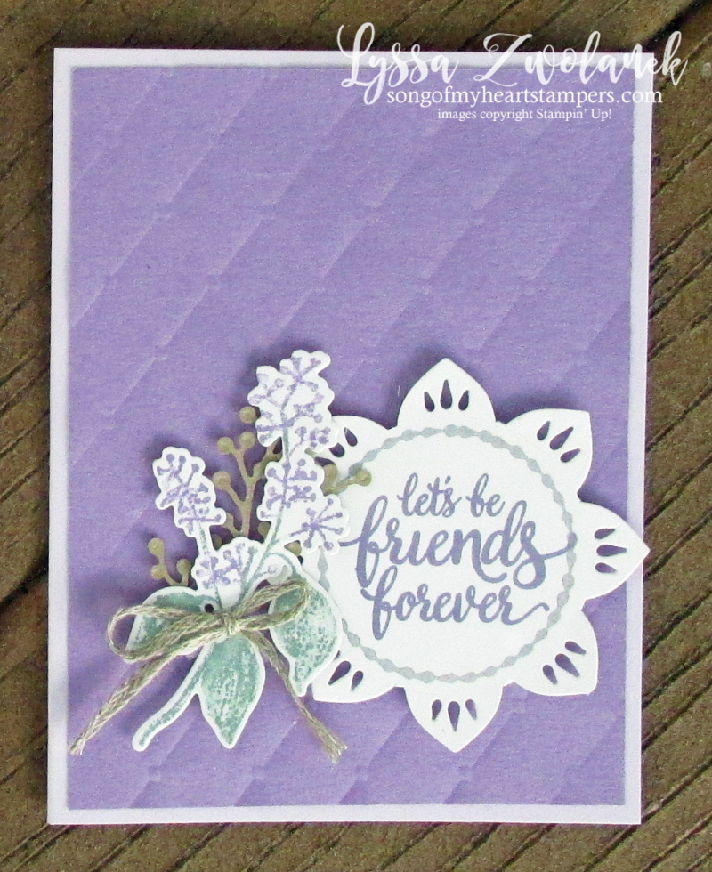 Eastern palace dies stampin up cardmaking ideas tufted first frost