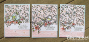 No dies necessary for these beautiful bird cards