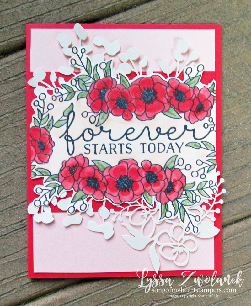 Boom and Grow stamp set budding floral wedding anniversary cards Stampin Up DIY