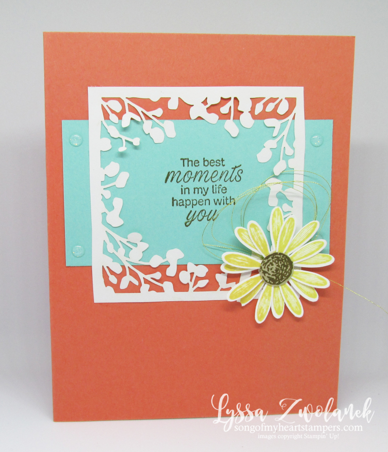 Daisy Lane medium daisies punch delight Stampin Up art rubber stamps DIY crafting