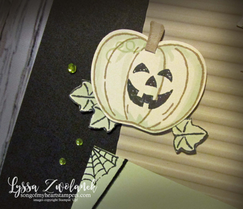 Halloween blog series rubber stamping DIY home decor ghost pumpkin scrapbooking Stampin Up Monster Bash Penni Lyssa october