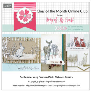 September 2019 Class of the Month Club is here! Nature’s Beauty