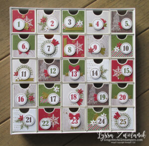 Christmas Countdown Calendar is one easy hour of DIY