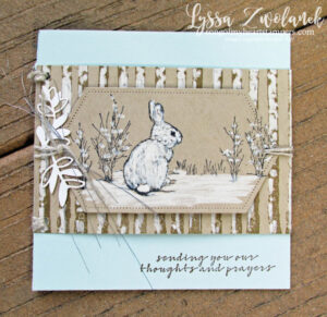 Learn to make these adorable snow bunny cards for your friends!