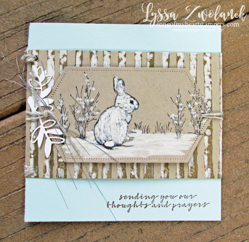 Natures beauty Stampin Up rubber stamps DIY cardmaking fall winter Christmas deer snow hare fox