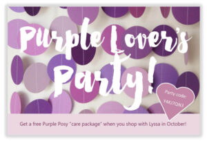 Purple Lovers Party projects!