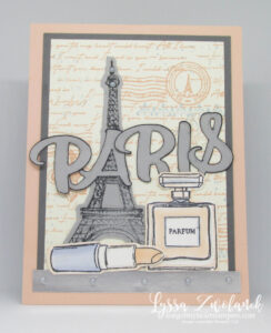 Once in a while Eiffel Tower card