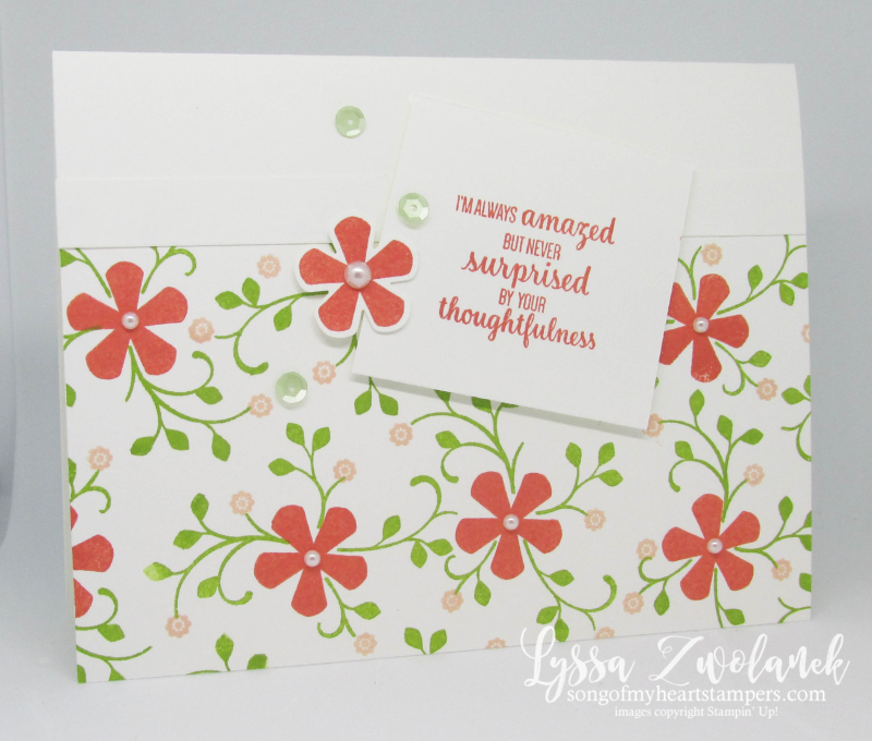 Stampin Up Thoughtful Blooms SAB 2020 free stamp set flowers punch blossoms OSW easy