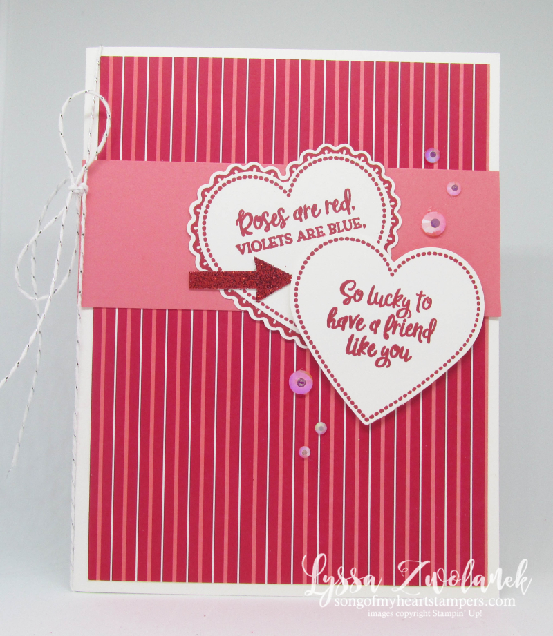 MLL January 2020 Stampin Up box valentine heart punch love anniversary wedding Lyssa