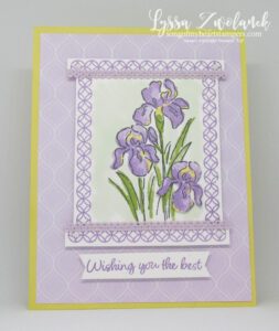 Learn to make these Inspiring Iris cards for your friends!