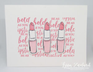 Ready to Make It? Love Your Lipstick card