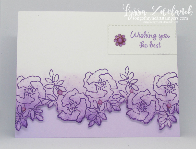 Inspiring Iris Stampin Up purple garden spring easter stamps wedding