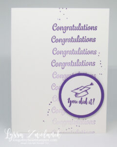 Easy Graduation Card with the Stamparatus