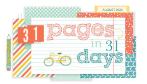 31 Pages in 31 Days begins August 1st!