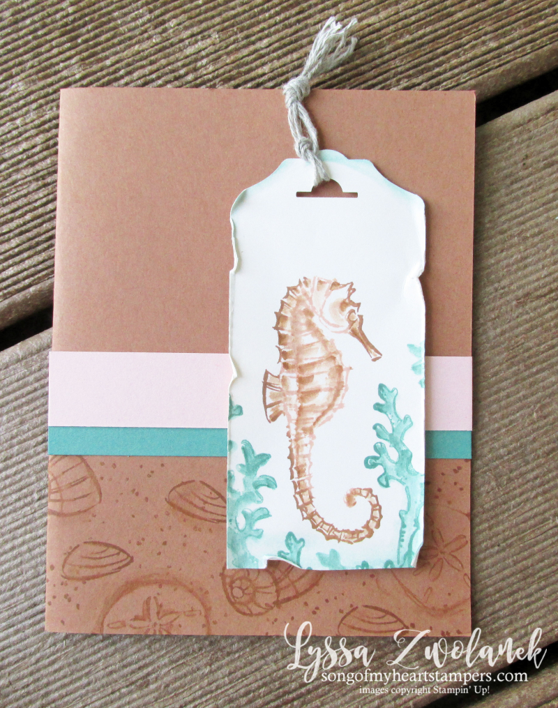 Seaside notions Stampin Up shore ocean beach shell stamps papers supplies