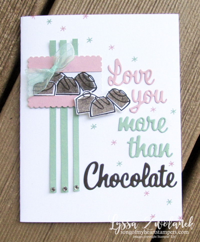 Nothing better than chocolate coffee cookies Stampin Up rubber stamps cardmaking supplies DIY