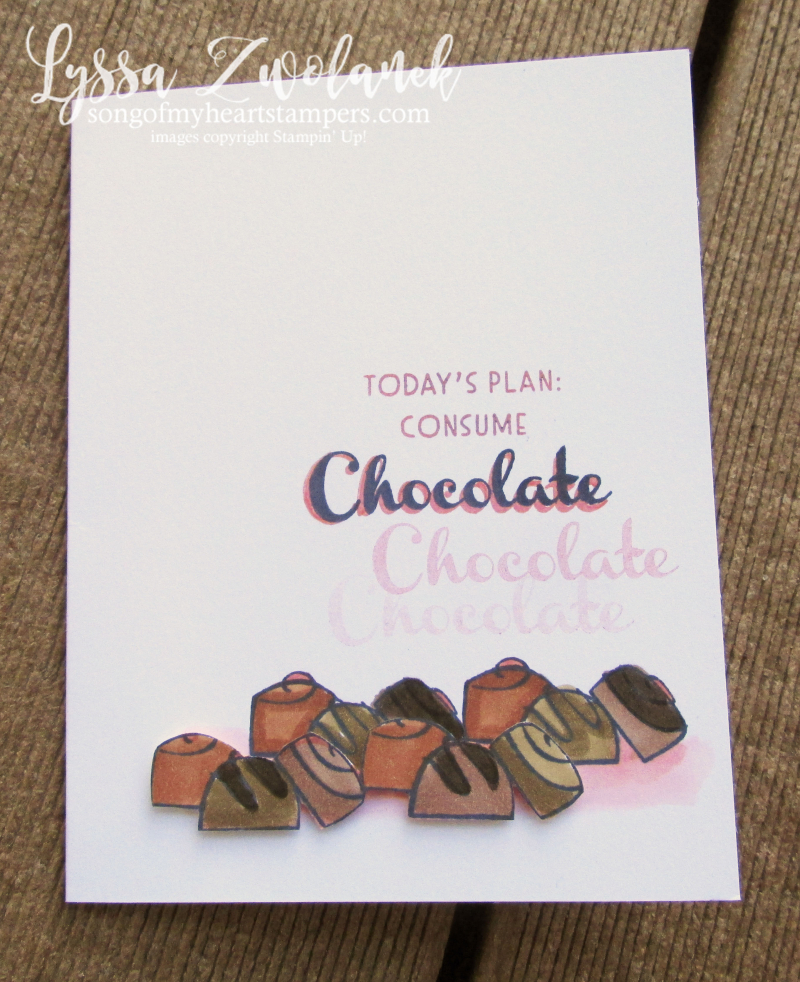Valentine blog series Penni Lyssa Stampin Up easy ideas kids adults cardmaking chocolate galentine girls