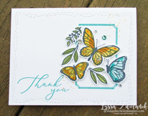 Will you be getting this card from me? Floating & Fluttering