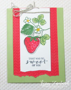 Learn to make these luscious berry cards for your friends!