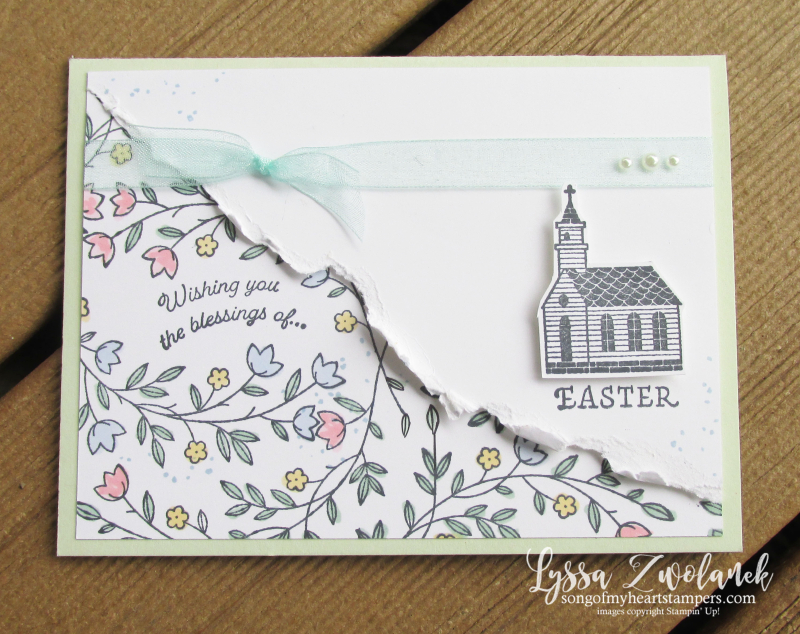 Gift of Hope Easter ressurection Sunday rubber stamps Stampin Up Lyssa cardmaking