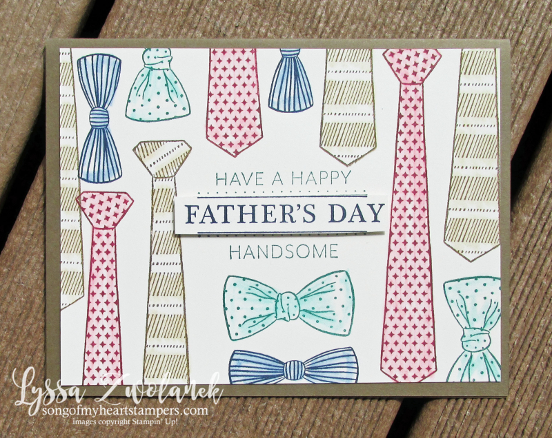 Well suited guy cards masculine stamps handsome dad father day 