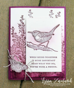 Etched in Nature cards with Rich Razzleberry purple