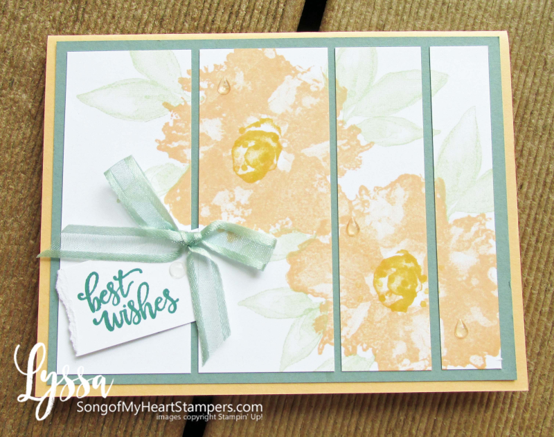 Artistic Expressions Ink Stampin Up class Lyssa tutorial suite cardmaking marble gold leaf cardstock stamps