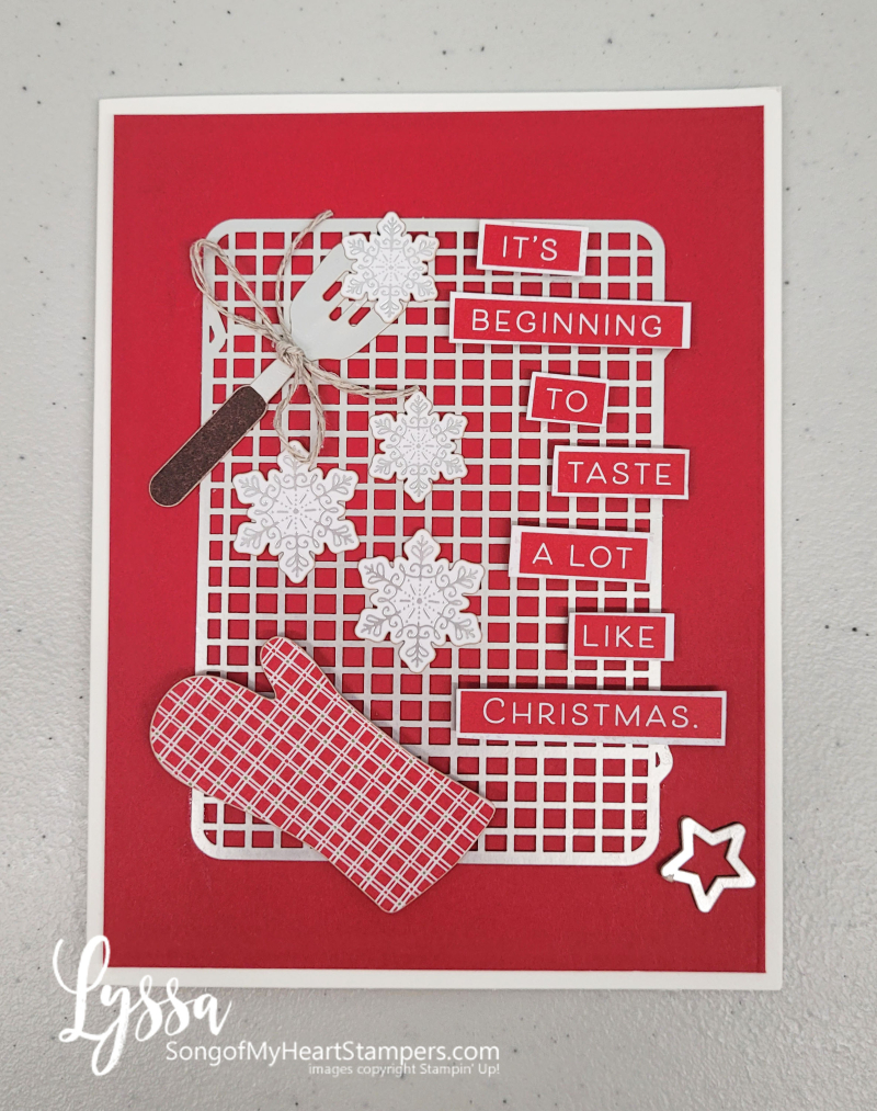 Gingerbread Peppermint Christmas Stampin Up scrapbooking cardmaking supplies ideas Lyssa