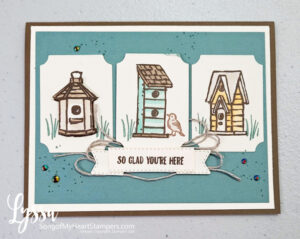 Learn to make these sweet birdhouse cards for your friends!