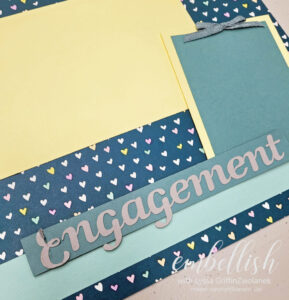 31 Pages in 31 Days: engagement layout