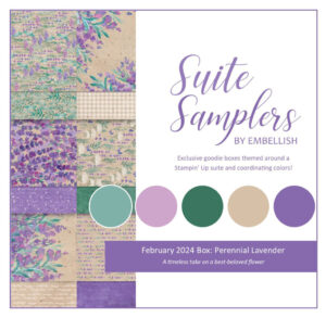 February 2024 Suite Sampler box: Perennial Lavender